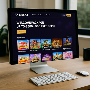 Trickz Casino - Desktop Platform Interface - Intuïtief Design